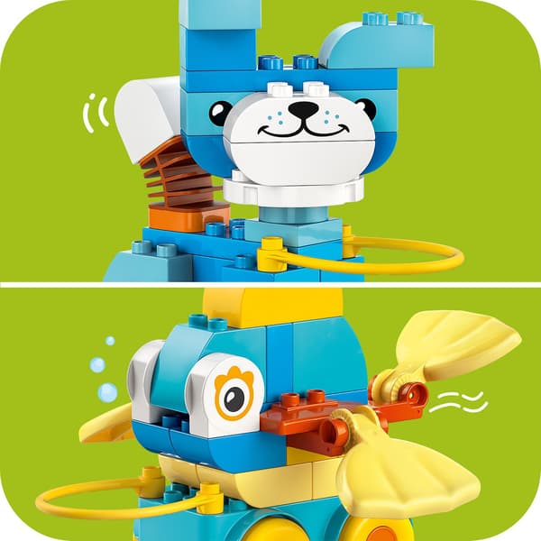 LEGO DUPLO 3-in-1 Animals on Wheels Building Set 10448