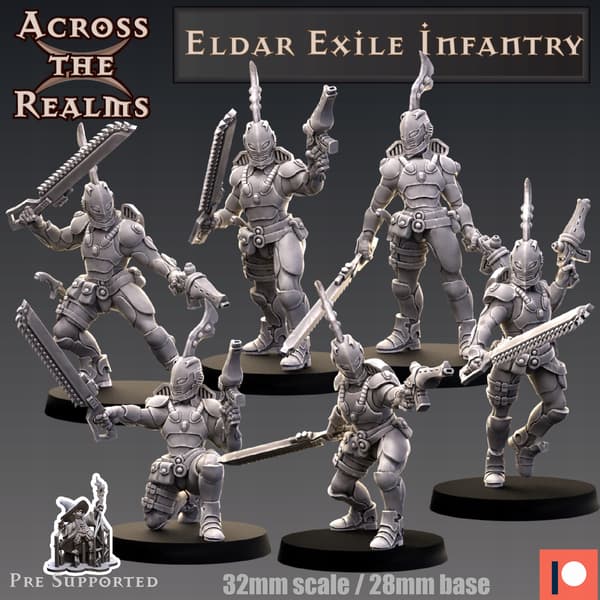 Eldar Exile Infantry Across the Realms
