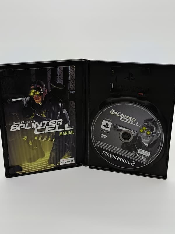 TOM CLANCY'S SPLINTER CELL game for Sony PlayStation 2 (PS2)