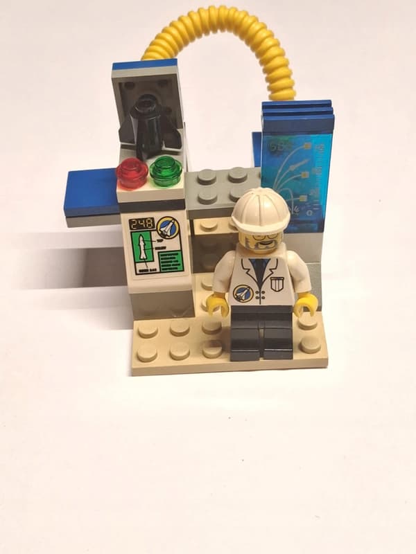 67y8. Lego System 6452 Mini Rocket Launcher