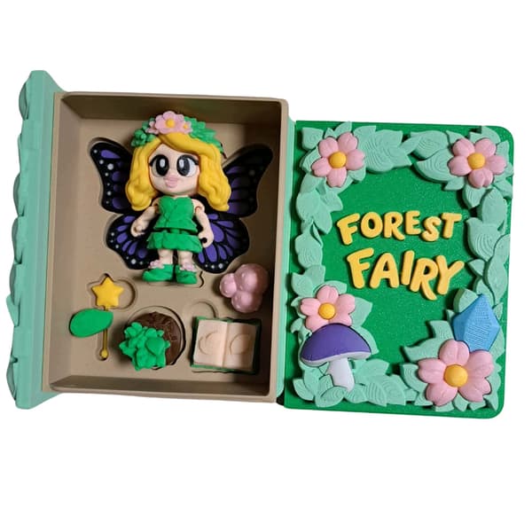 Forest Fairy 3D-printed figurine set