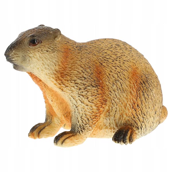 REALISTIC MARMOT FIGURINE – DESK DECORATION