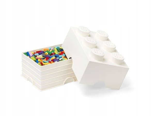 LEGO Brick 6 Storage Container, white