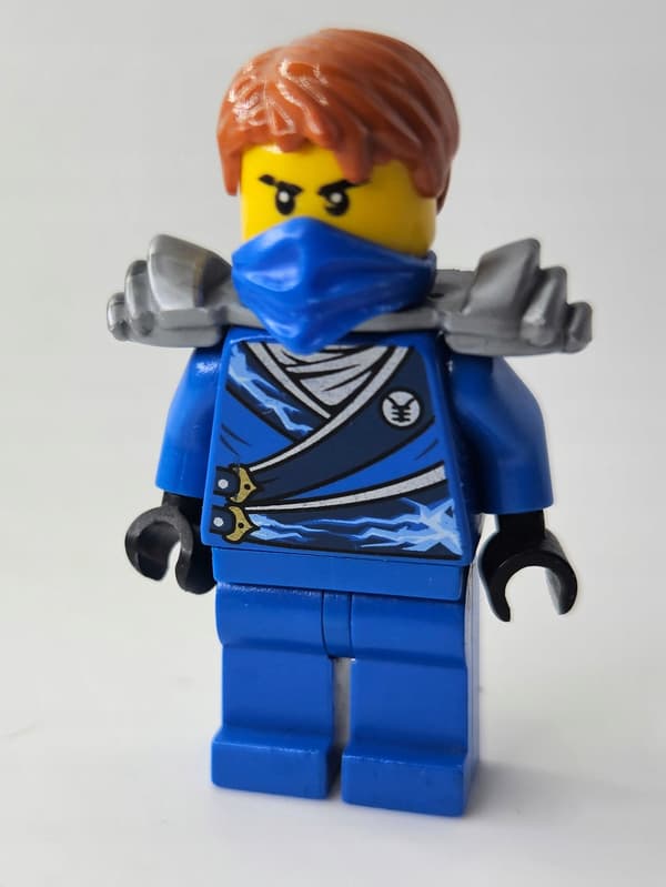 LEGO NINJAGO minifigure njo0103 njo103 Jay (Techno Robe) DEFECT /