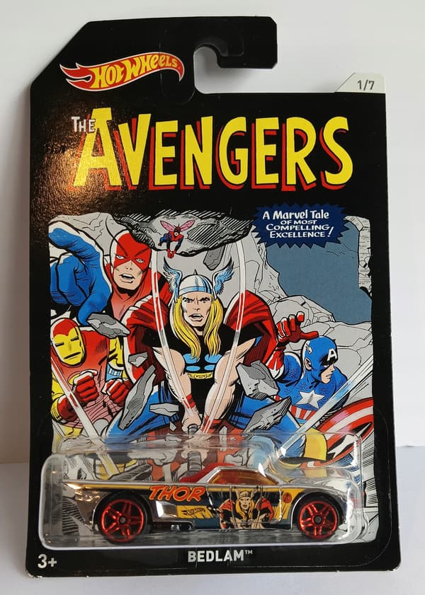 Hot Wheels The Avengers BEDLAM THOR 1/7