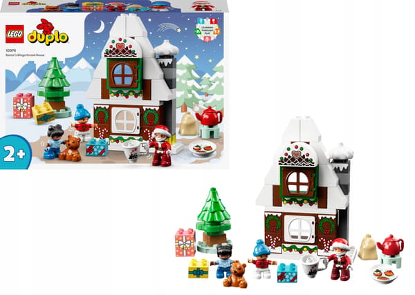 LEGO DUPLO Santa’s Gingerbread House, 50 pieces