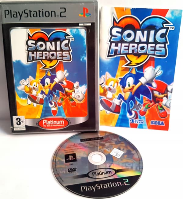 SONIC HEROES PS2 – A SUPER COLOURFUL PLATFORM GAME FOR CHILDREN!