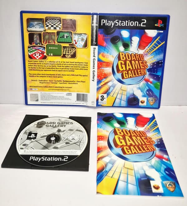 BOARD GAMES GALLERY PS2 3XA DB DISC