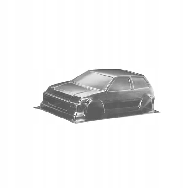 A 1:10 scale car body frame for 1:10 scale DIY RC car modification parts