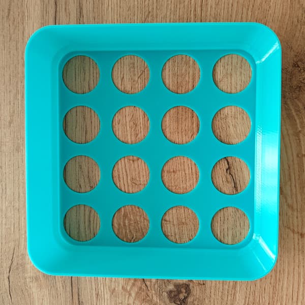 Colourful LEGO Brick Sorter – a multi-tiered container for sorting bricks