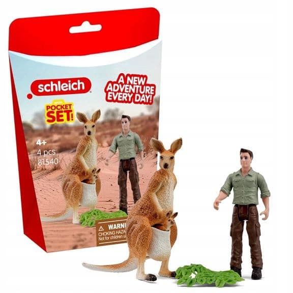 Schleich Pocket Set: Looking after a Young Kangaroo 81540