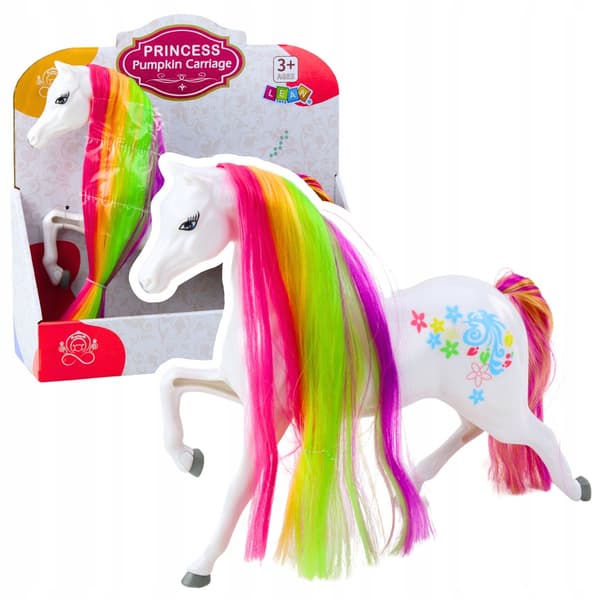FAIRY-TALE HORSE WITH A RAINBOW MANE (FIGURINE)