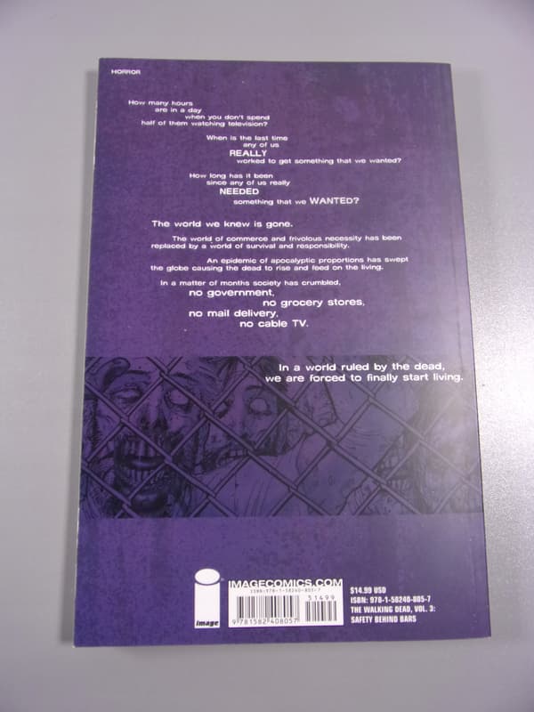 THE WALKING DEAD 3. SAFETY BEHIND BARS 2010, English-language edition