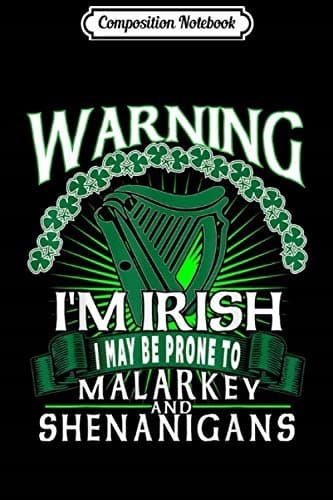 Composition Notebook: She’s my Drunker Half Irish St Patrick’s Day Shamrock