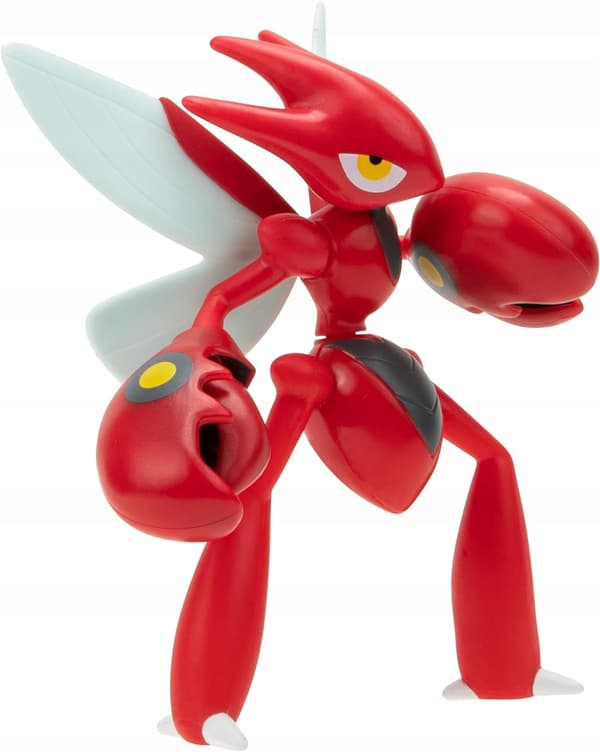 POKEMON Scizor Scherock Cizayox Figure with Attack Function