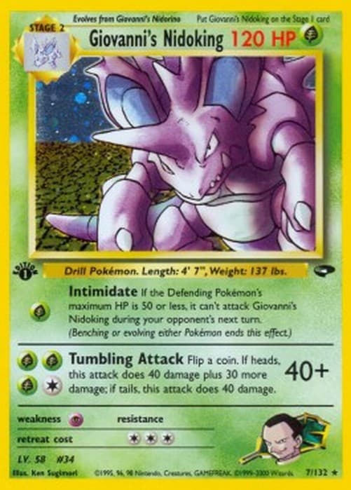 Pokemon Giovanni's Nidoking