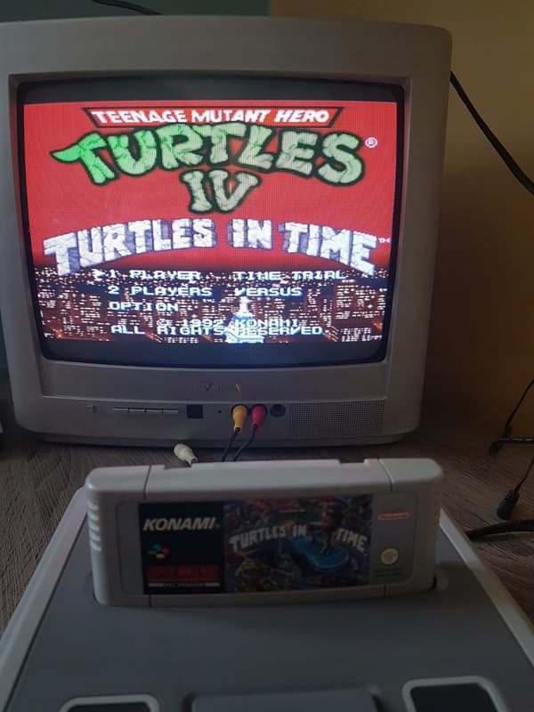 Turtles 4: In Time – Nintendo SNES, PAL version, No. 2
