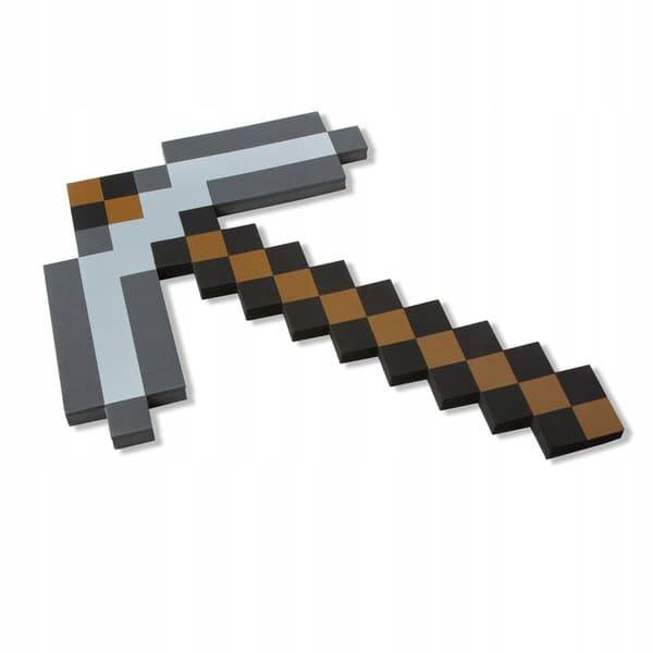 MINECRAFT IRON PICKAXE TOY FIGURINE SWORD