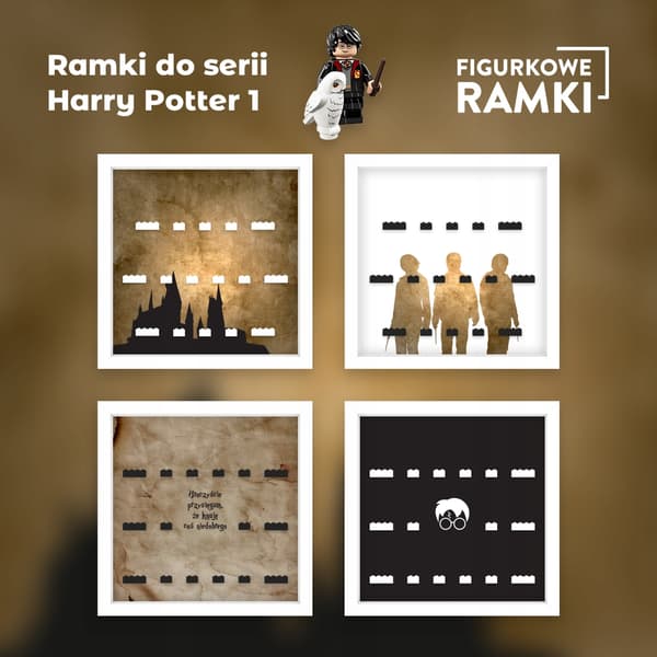 LEGO MINIFIGURES FRAME 71022 HARRY POTTER 27CM