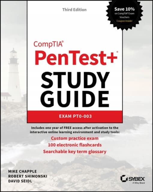 Chapple, Mike *CompTIA PenTest+ Study Guide: Exam PT0-003* (Sybex Study Guide)