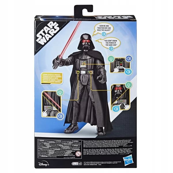 Galactic Action: Star Wars Darth Vader Interactive Figure, 30 cm, Star Wars