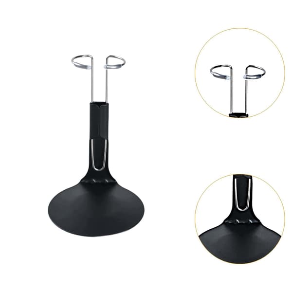 Mini Action Figure Stand – Height-Adjustable Display Organiser L – Black