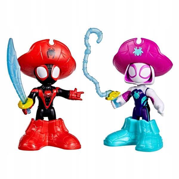 Spidey Pirates Miles Morales Ghost-Spider Figures 7.6 cm Accessories