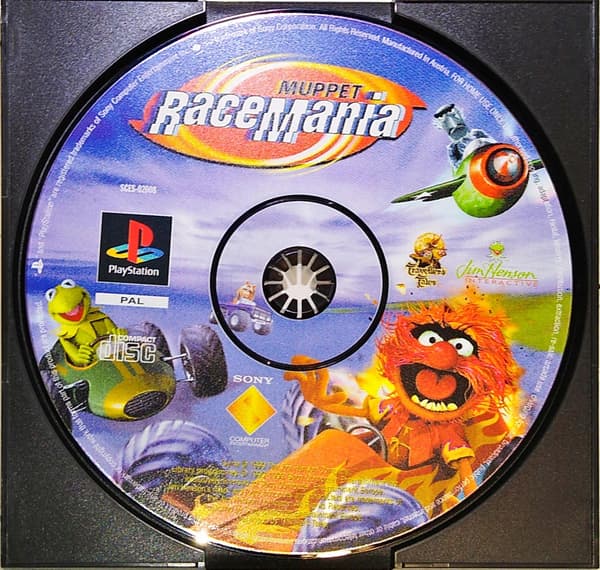 MUPPET RACEMANIA PSX game – disc only – please read the description!!!