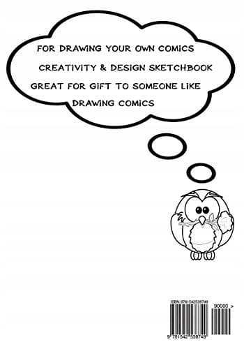 Blank Comic Book Notebook: Graphic Novels Drawing Sketchbook