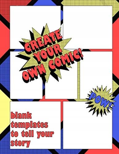 Create Your Own Comic!: Blank comic books for children
