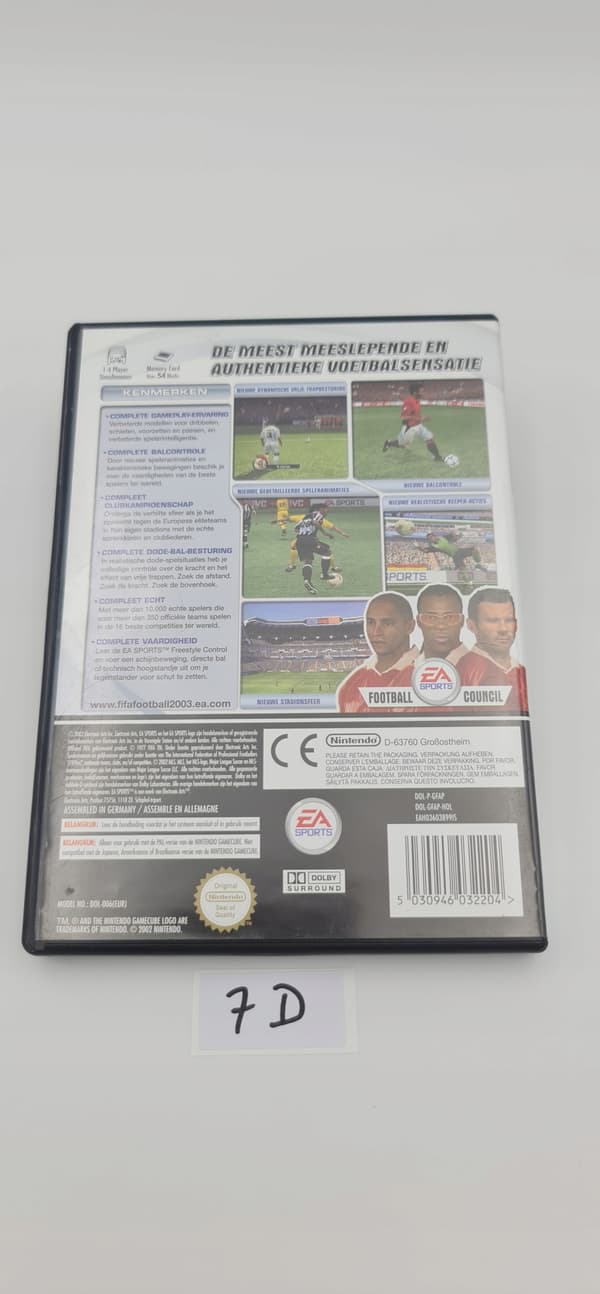 GAMECUBE PAL FIFA FOOTBALL 2003