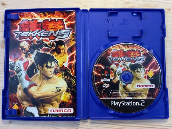 TEKKEN 5 – disc in excellent condition, complete set, ANG, PS2