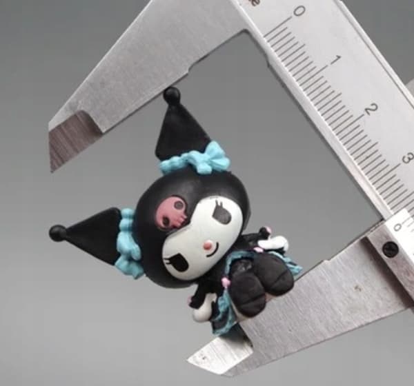 Hello Kitty KUROMI and MY MELODY figurine set, 5 pieces
