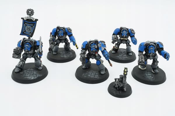 Warhammer 40k Space Marines Terminator Squad – set of 5 plastic miniatures