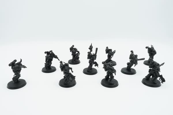 Warhammer 40k Chaos Space Marines Squad – set of 10 plastic miniatures