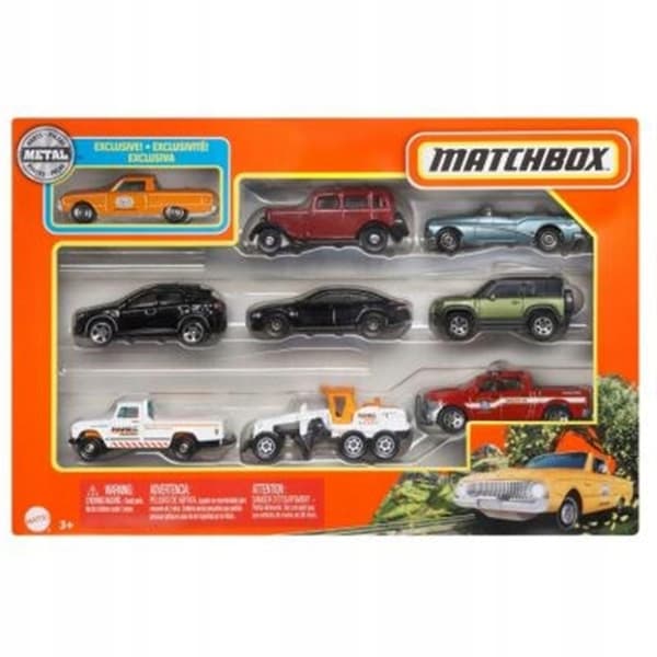 Matchbox, 9-piece set, English