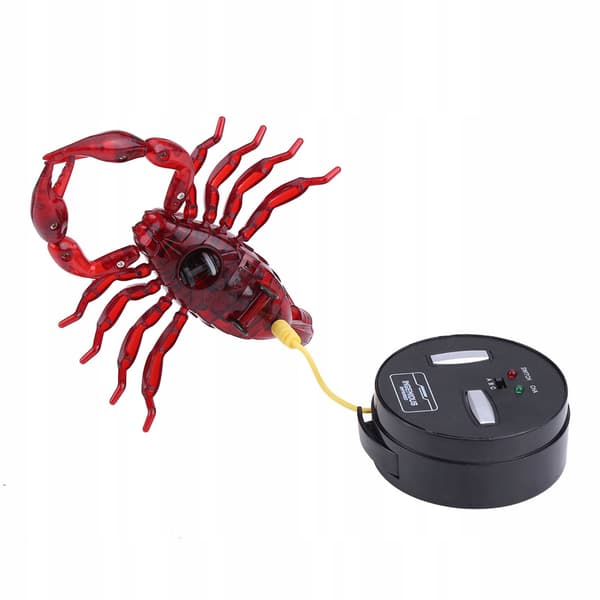 REMOTE-CONTROLLED IR 30M SCORPION – REALISTIC, LIGHT-UP, 3-CHANNEL, RED