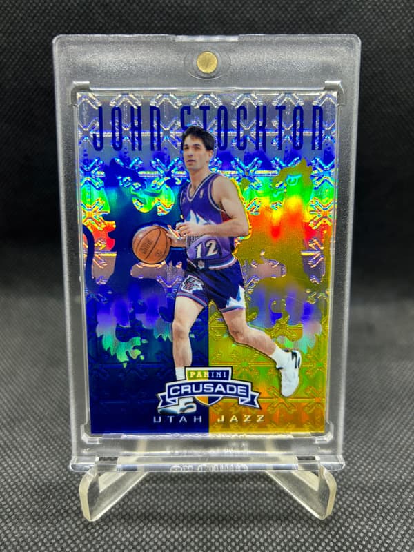 2012–13 Panini Crusade Crusade Blue John Stockton