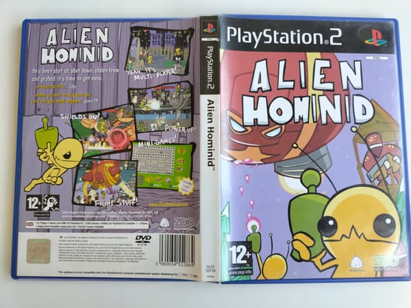 ALIEN HOMINID PS2 3xA