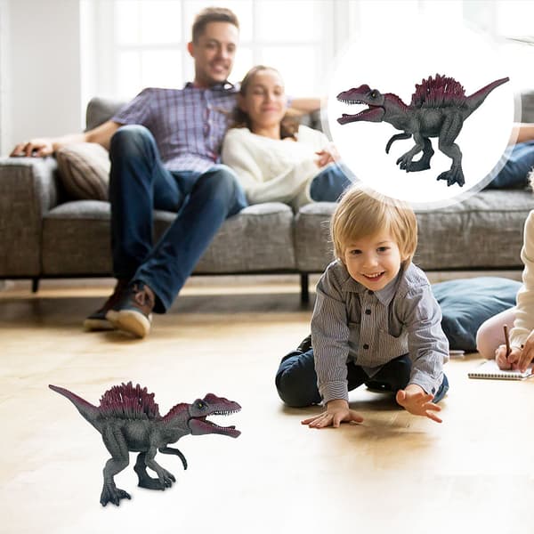 STURDY BLACK DINOSAUR MODEL – EDUCATIONAL TOY AND DECORATION