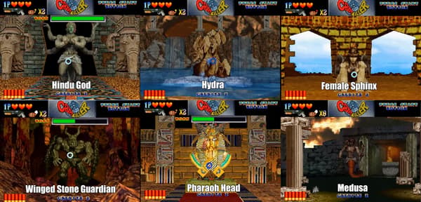 Crypt Killer [PSX], a shooter game