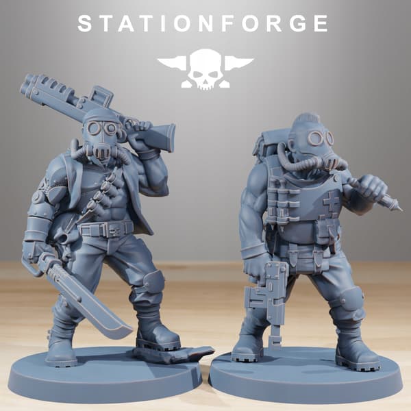 GrimGuard Hunters – Station Forge – 3D-utskrift