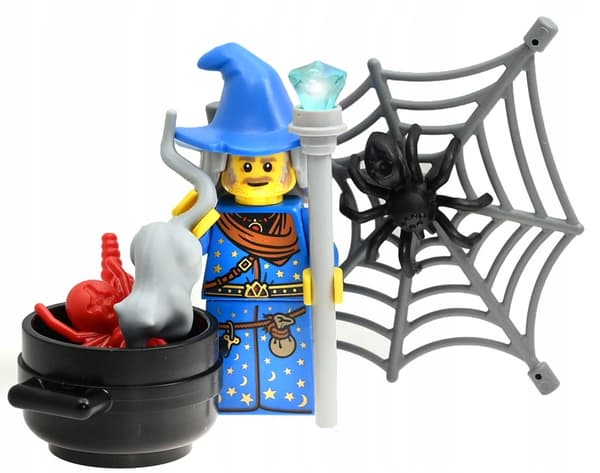 Spider-Snake Wizard figurine – Rat Soup – LEGO Castle pieces