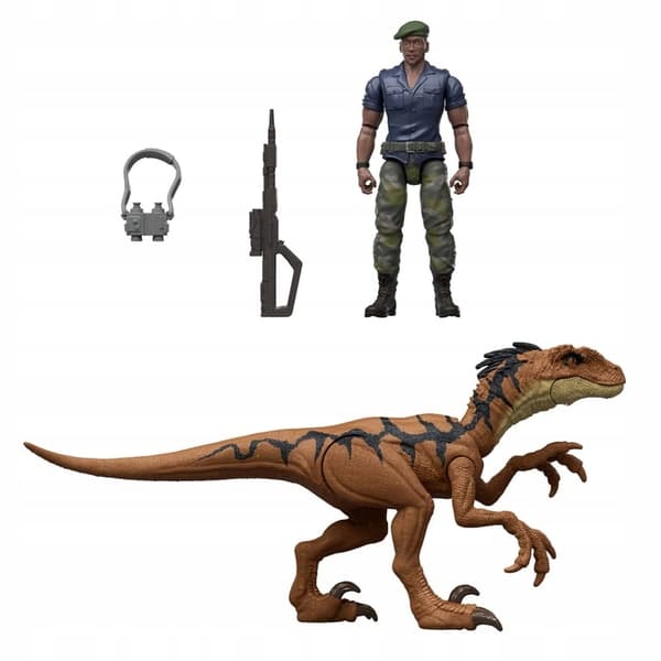 JURASSIC WORLD JGB85 – DUNCAN KINCAID & VELOCIRAPTOR