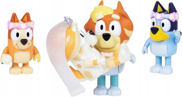 MOOSE TOYS Bluey Wedding Time! Figure set