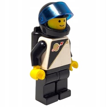 LEGO Space – Minifigure – Futuron Black Astronaut sp013 – Second-hand