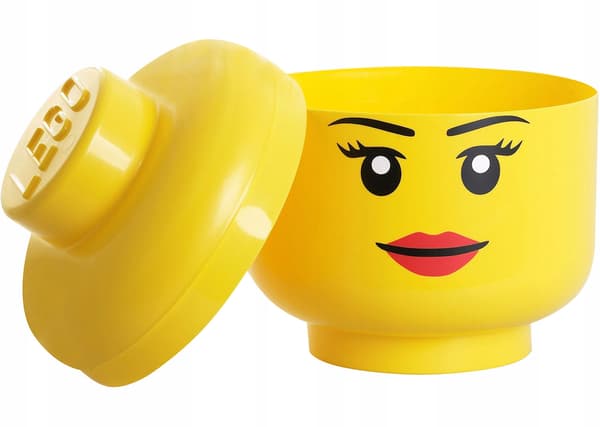 LEGO container – girl’s head, 2 litres, size S