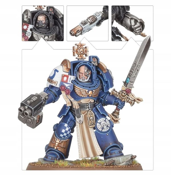 WARHAMMER 40K – BATTLEFORCE SPACE MARINES CRUX TERMINATUS + Gratis väska!