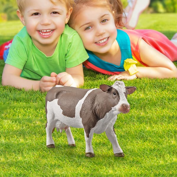 REALISTIC PET TOY – COW STATUE – FIGURINE for
