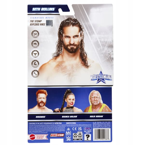 Mattel WWE HDD78 – WrestleMania Seth Rollins